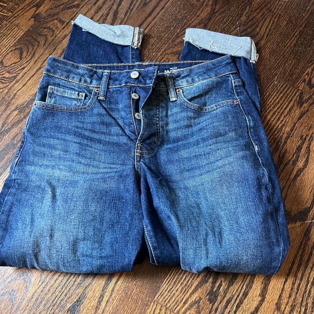 Old Navy Relaxed Fit Dark Blue Jeans